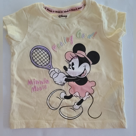 Disney Minnie Mouse T-shirts Tees Size 9-12 Months Yellow Purple - Picture 4 of 7